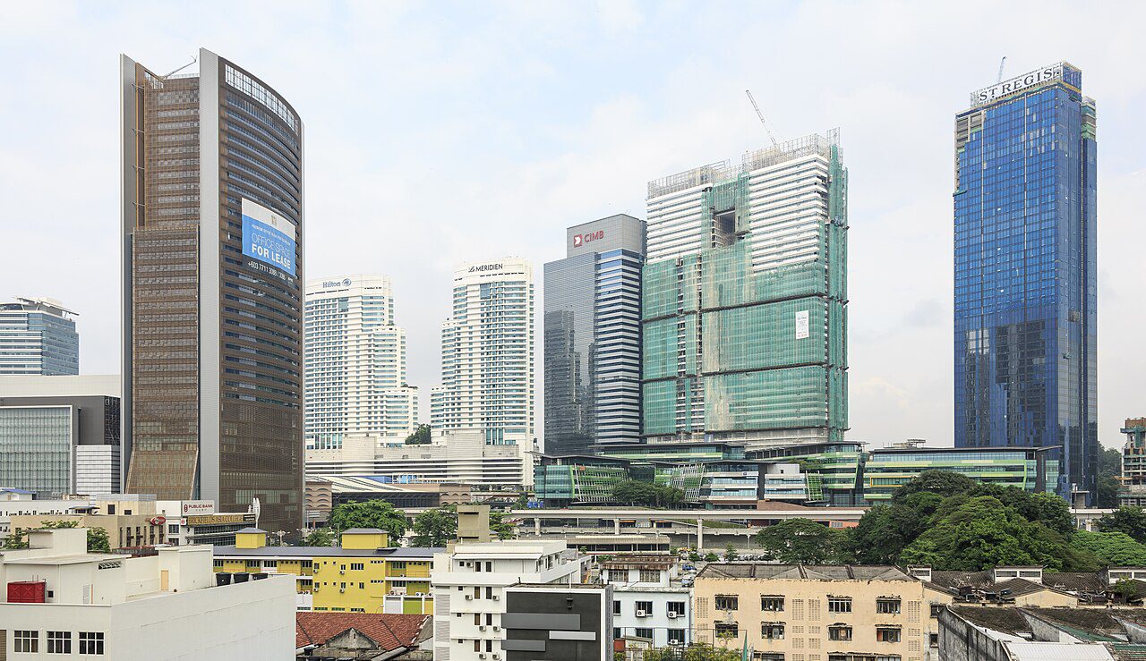 KL Sentral business district skyline, where MM2H holders register a company Malaysia